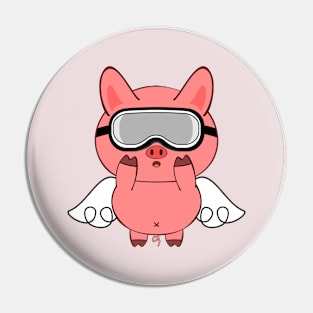 flying pig Pin