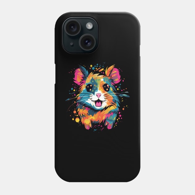 Hamster Smiling Phone Case by JH Mart