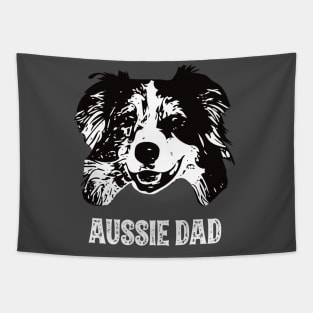 Australian Shepherd Dog Dad Tapestry