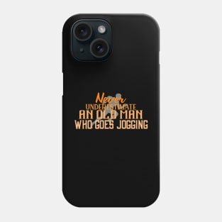 Jogging Quote Man Funny Phone Case