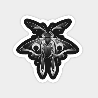 lunar moth ll Magnet