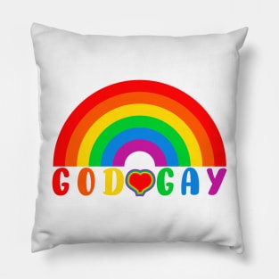 God Loves Gay Pillow