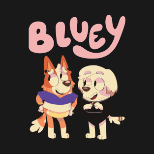 Bluey and Family Design T-Shirt