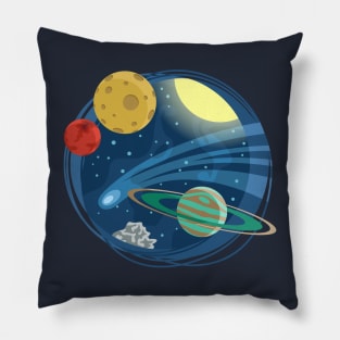 Space Emblem Pillow