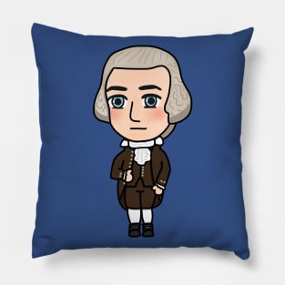 Chibi George Washington (Large Design) Pillow