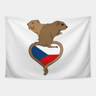 Czech Republic (light) Tapestry