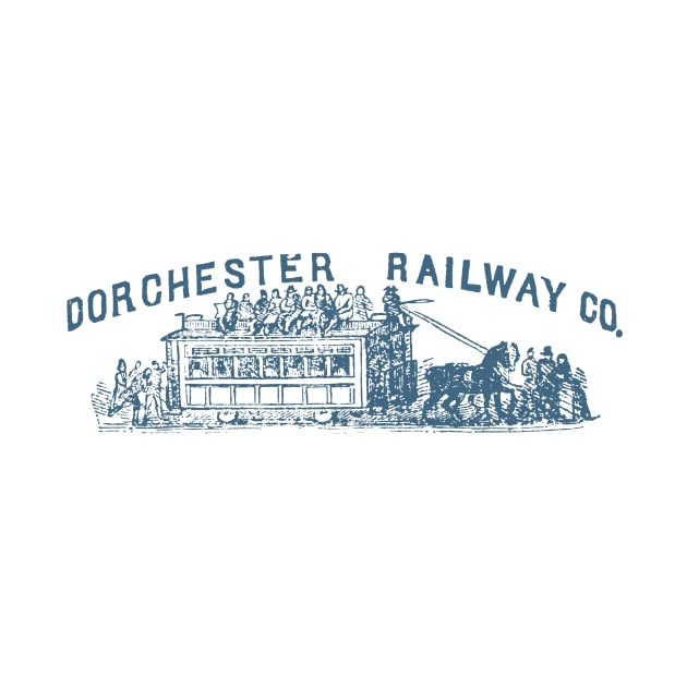 19th C. Dorchester Railway Company, Boston by historicimage