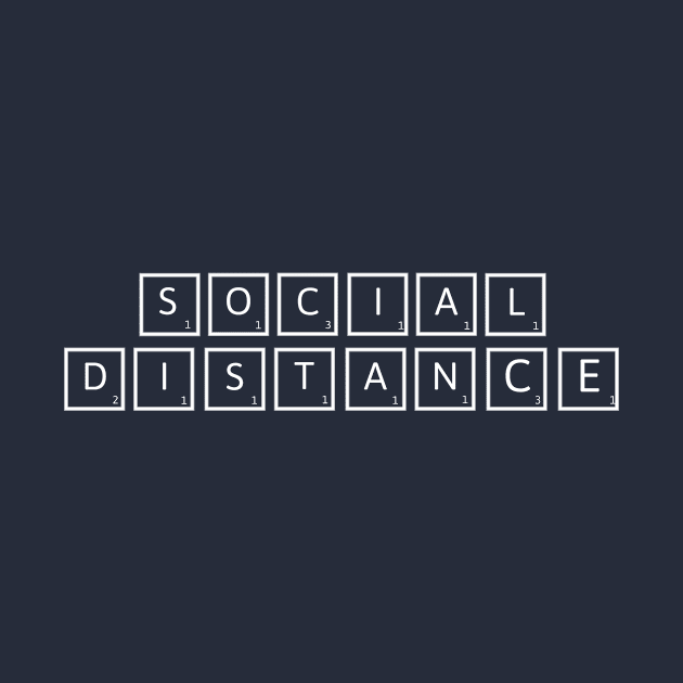 Social Distance Scrabble Tiles by FLARE US