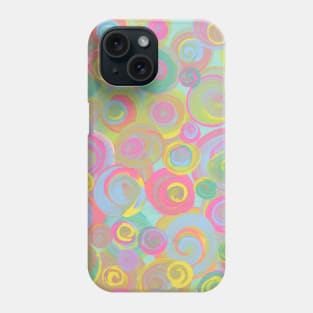 Rainbow Summer Swirls Phone Case