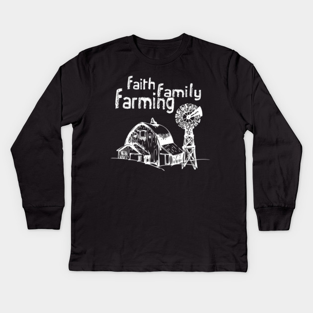 Fath Family Farming Shirt Farmer Family Shirt Gift Fath Family Farming Farmer Family Gift Kids Long Sleeve T Shirt Teepublic