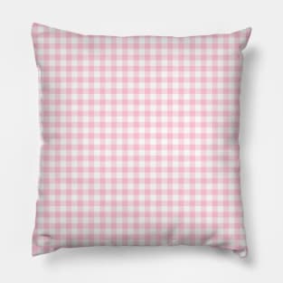 Pink and White Cute Vichy Pattern Pillow