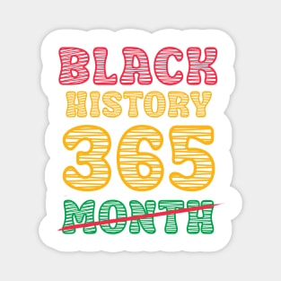 Black History Month 24/7/365 african american Magnet