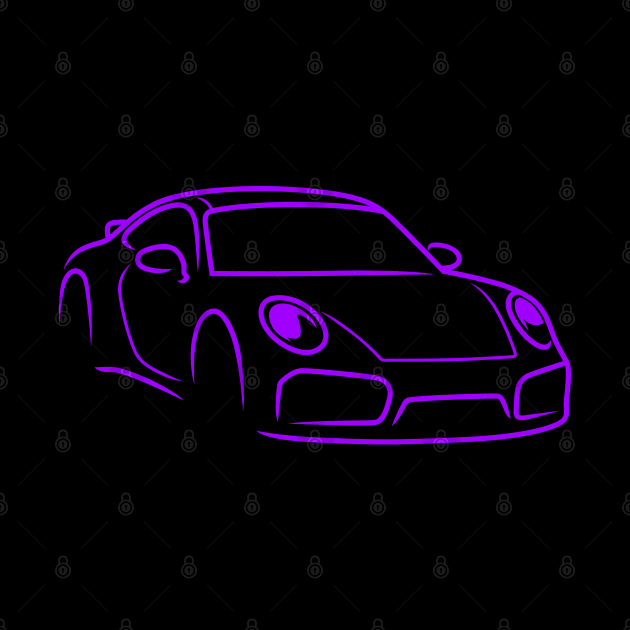 911 car sport racing race ungu by creative.z