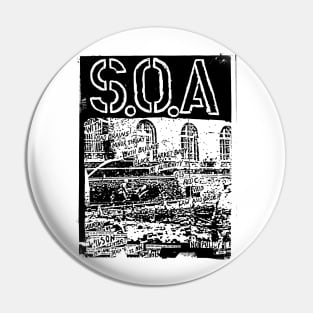 S.O.A. Punk Flyer Pin