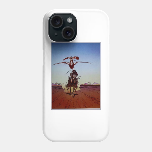 moebius comics caliber review - Jean Giraud - moebius - voyage d'hermes Phone Case by QualityArtFirst