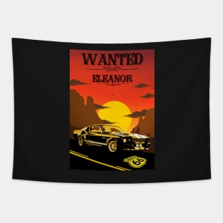 eleanor car poster Tapestry