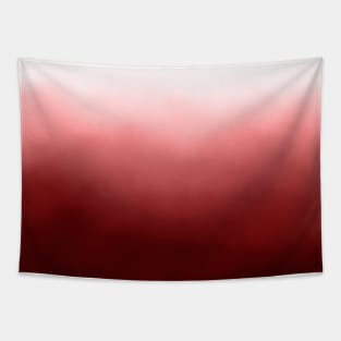 Boho Crimson Red Ombre Gradient Dip Dye Tapestry