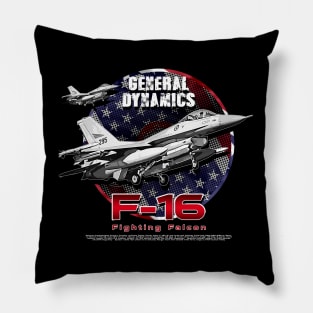 F-16 Fighting Falcon General Dynamics Fighter Jet Pillow