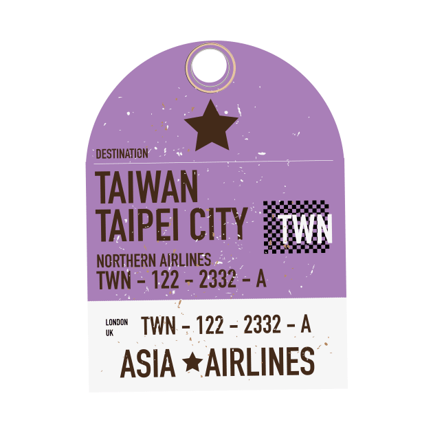 Taiwan Taipei City travel ticket by nickemporium1