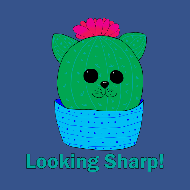 Looking Sharp! Cactus Cat by alisadesigns