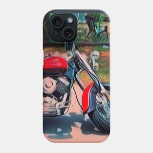 Classic motorcycle Phone Case