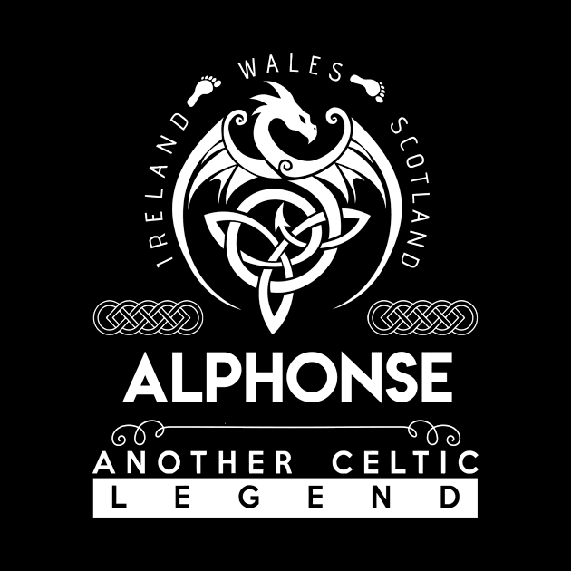 Alphonse Name T Shirt - Another Celtic Legend Alphonse Dragon Gift Item by harpermargy8920