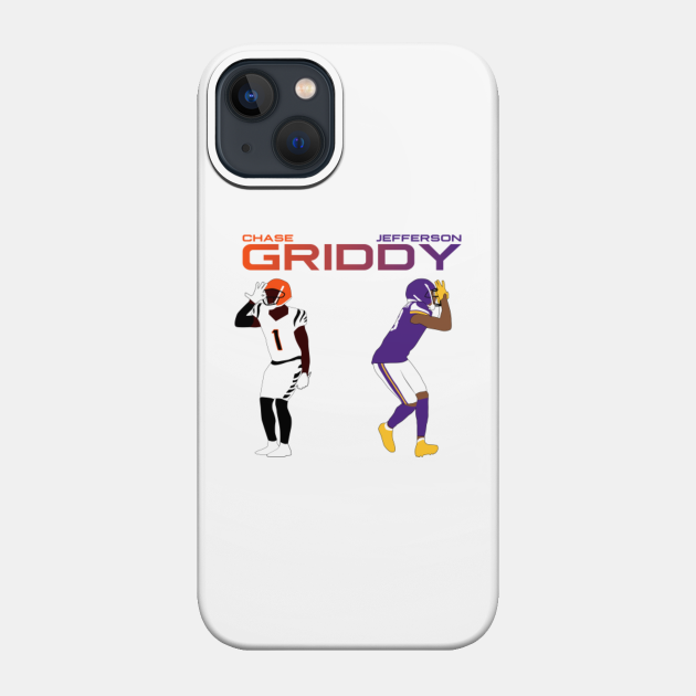 The Griddy Duo (Justin Jefferson and Jamarr Chase) - Justin Jefferson - Phone Case