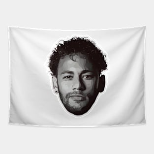 Neymar Vector Art Tapestry