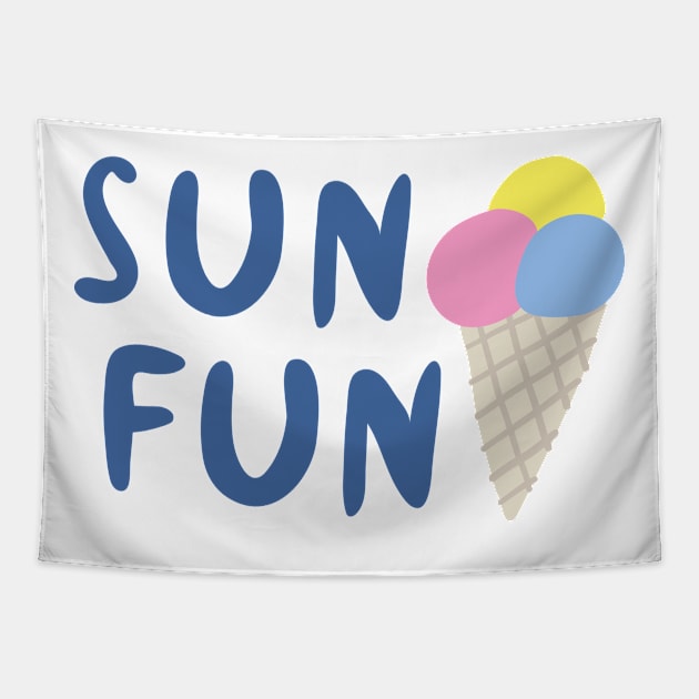 Sun Fun Tapestry by NJORDUR