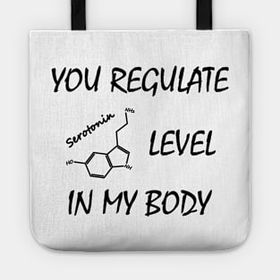 You regulate serotonin level in my body Tote