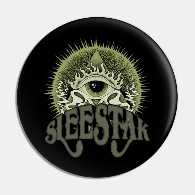 Sleestak - eye, doom, stoner, metal, psychedelic Land of the Lost Pin by AltrusianGrace