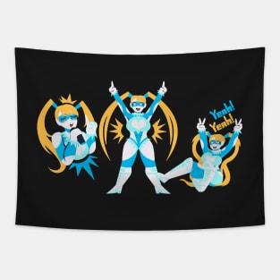 Rainbow Typhoon Tapestry