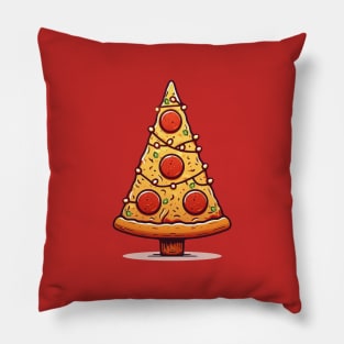 Pizza Slice Christmas Tree Pillow