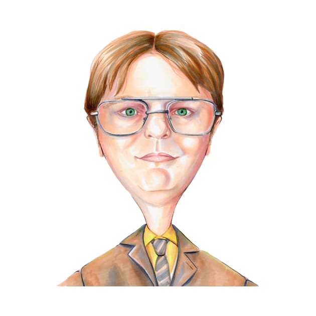 Dwight Schrute Portrait by obillwon