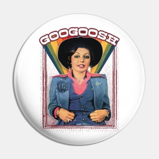 Googoosh // 70s Retro Aesthetic Design Pin