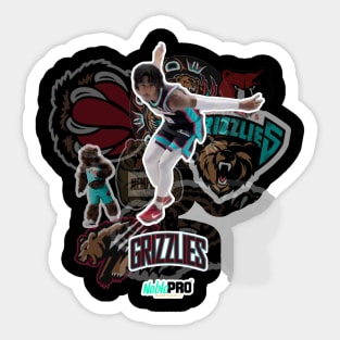 Desmond Bane Jersey City Qiangy Sticker for Sale by qiangdade