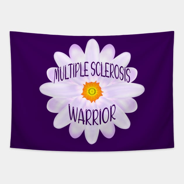 Multiple Sclerosis Warrior Tapestry by MoMido