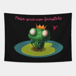 Might the frog be the prince? Kiss the frog! Happy Valentine’s Day! Tapestry