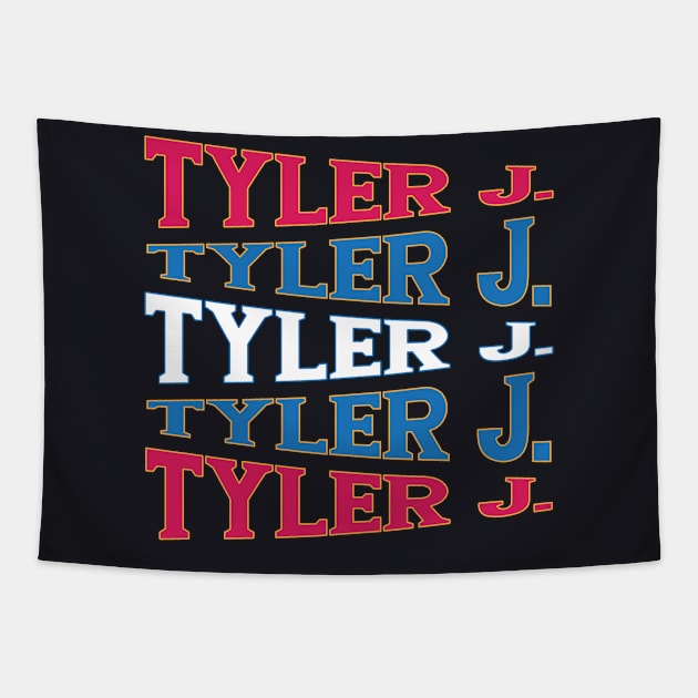 TEXT ART USA J.TYLER Tapestry by LAVA-ROMA-NOVA