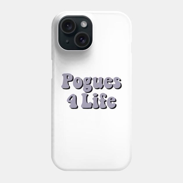 Purple Pogues 4 Life / P4L Phone Case by cartershart