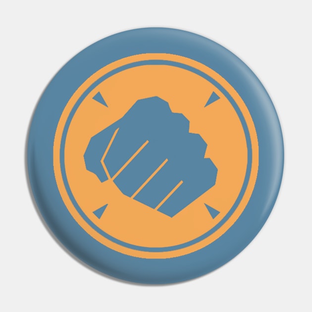 Team Fortress 2 - Blue Heavy Emblem Pin by Reds94