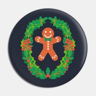 Gingerbread Man - Cookie Men Christmas Cute Cartoon Character Pin