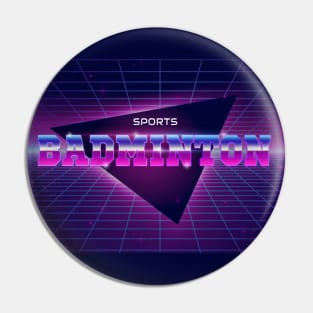 Badminton Sport Pin