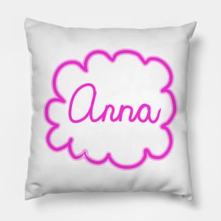 Anna. Female name. Pillow