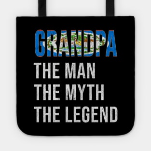 Grand Father Belizean Grandpa The Man The Myth The Legend - Gift for Belizean Dad With Roots From  Belize Tote