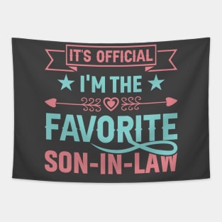 My Son In Law Is My Favorite Child Funny Family Humor Groovy Tapestry