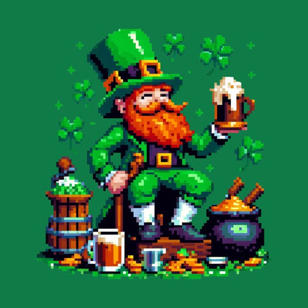 ST Patricks Day Pixel by PXLART