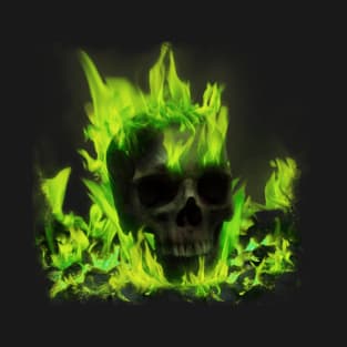 Flaming Skull T-Shirt