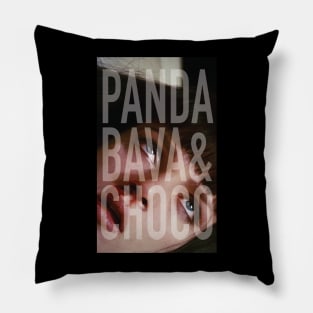 Panda Bava and Choco Pillow