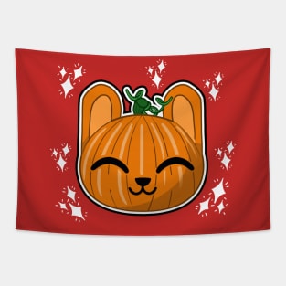 Pumpkin Bunny Tapestry